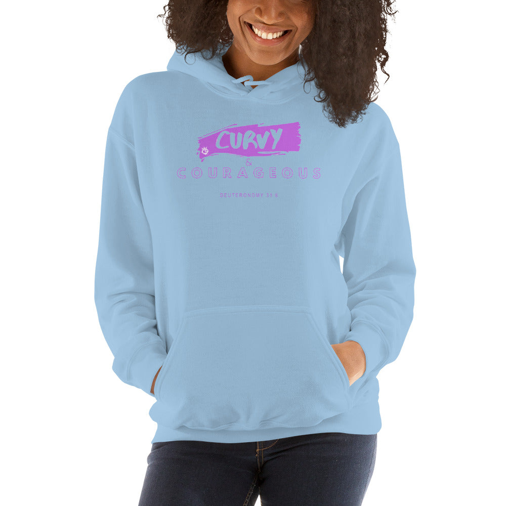 CURVY & COURAGEOUS Unisex Hoodie