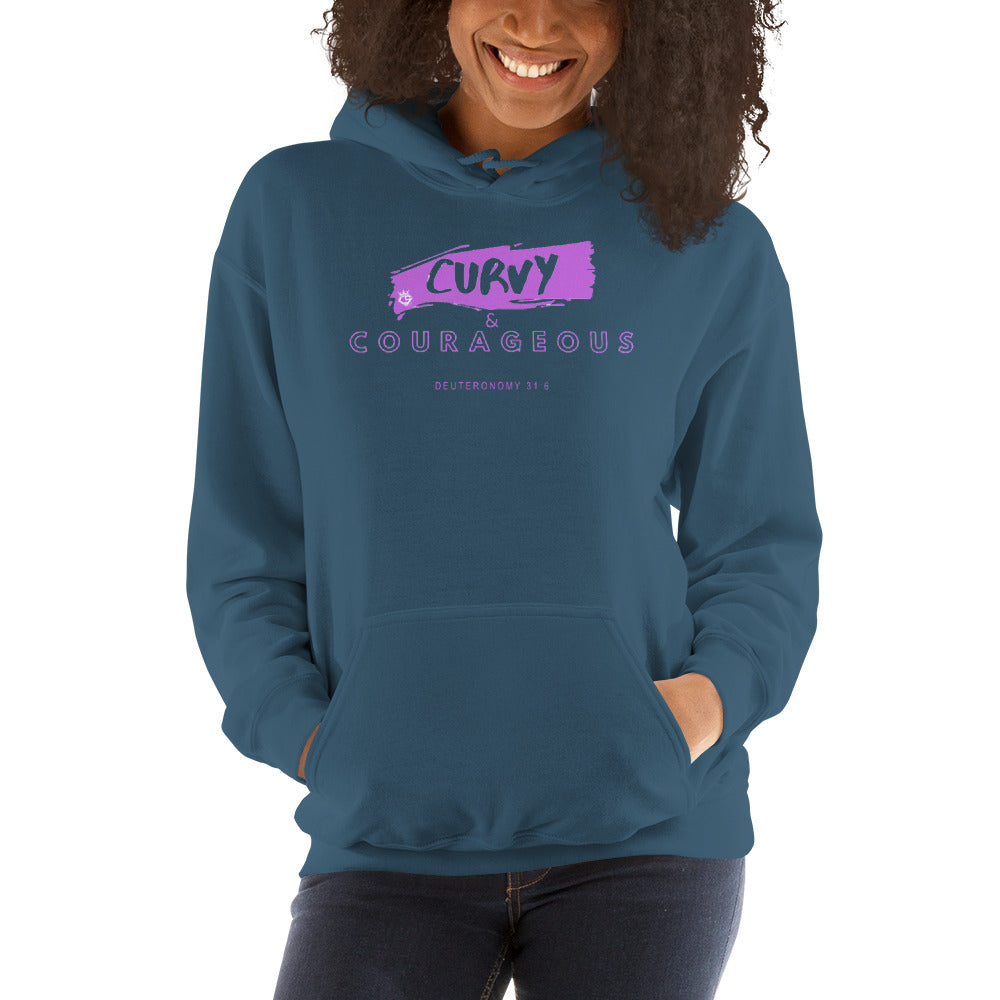 CURVY & COURAGEOUS Unisex Hoodie