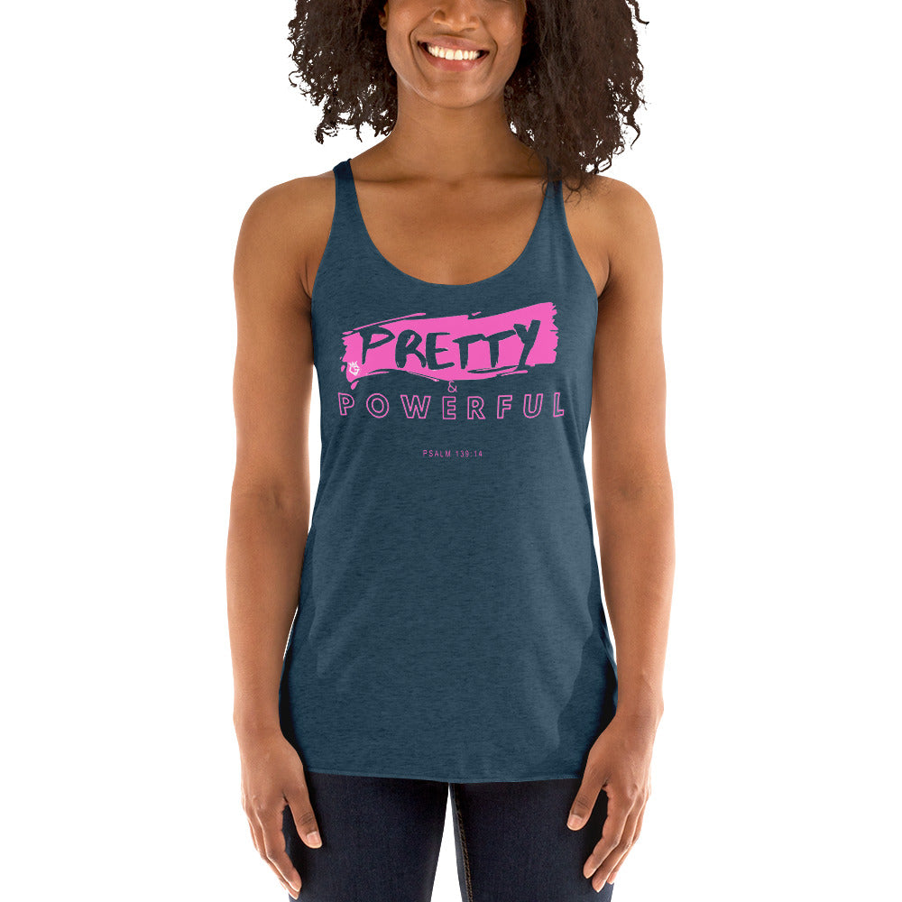 Pretty & Powerful - Women's Racerback Tank