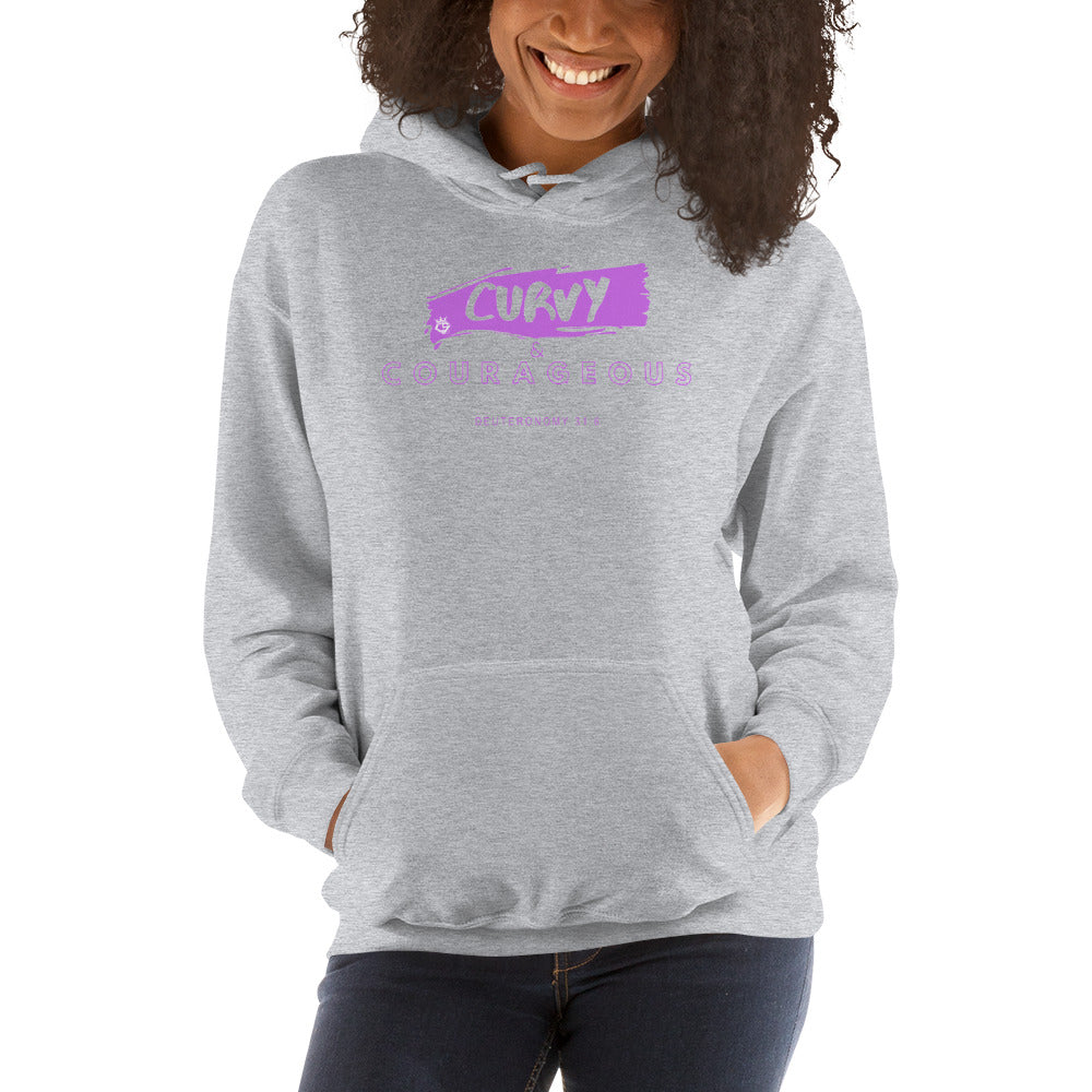 CURVY & COURAGEOUS Unisex Hoodie